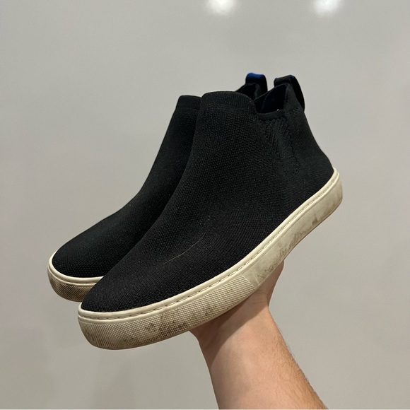 Rothy’s The Chelsea Sneaker Ankle Boot Black - Picture 7 of 8